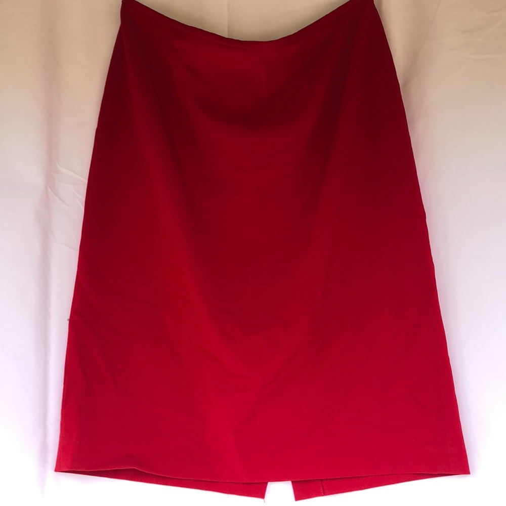 Calvin Klein Red Professional Pencil Skirt
